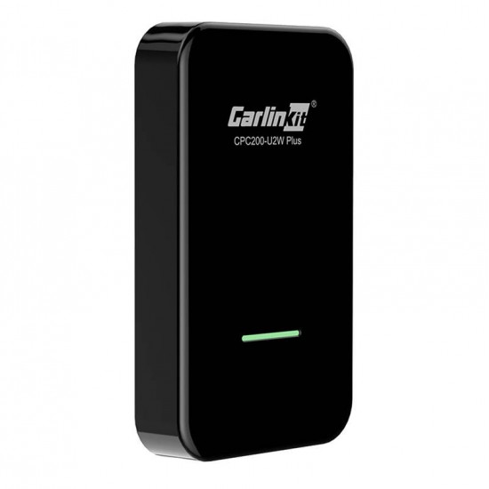 Carlinkit Ασύρματος Αντάπτορας U2W Plus Apple Carplay (Μαύρο)