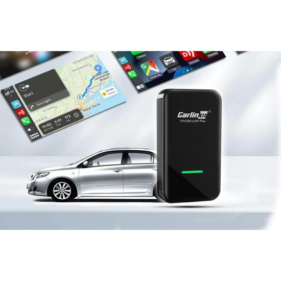 Carlinkit Ασύρματος Αντάπτορας U2W Plus Apple Carplay (Μαύρο)