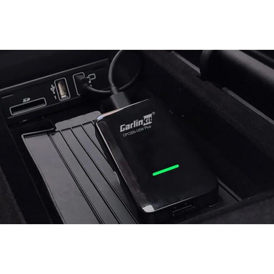 Carlinkit Ασύρματος Αντάπτορας U2W Plus Apple Carplay (Μαύρο)