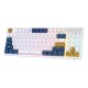 Wireless mechanical keyboard Royal Kludge RK89 RGB, Lemon switch (white) (QWERTY)
