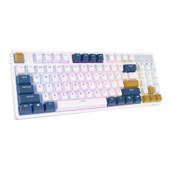 Wireless mechanical keyboard Royal Kludge RK89 RGB, Lemon switch (white) (QWERTY)