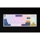 Wireless mechanical keyboard Royal Kludge RK89 RGB, Lemon switch (white) (QWERTY)