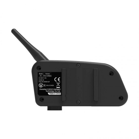 EJEAS Ενδοεπικοινωνία για Κράνος Μηχανής V6PRO+ (Μαύρο)