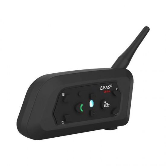 EJEAS Ενδοεπικοινωνία για Κράνος Μηχανής V6PRO+ (Μαύρο)