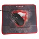 Motospeed Gaming Mousepad P70 (Μαύρο/Κόκκινο)