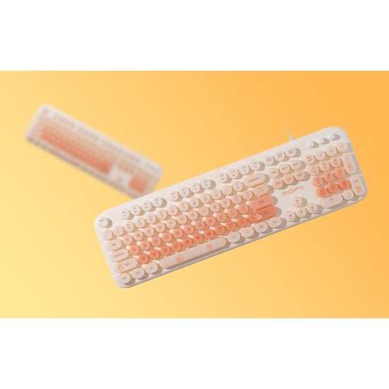MOFII wired keyboard with backlight Love Me (Beige)