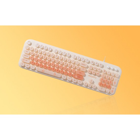MOFII wired keyboard with backlight Love Me (Beige)