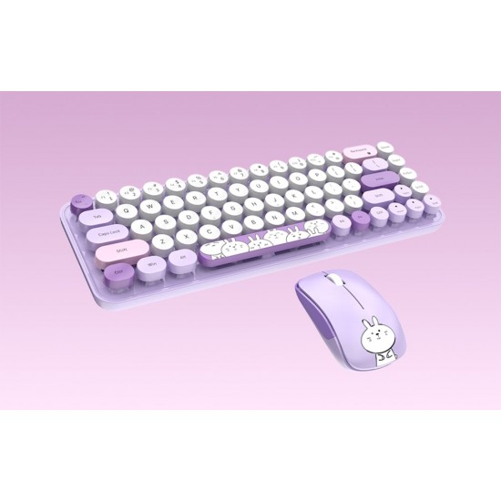 MOFII Wireless Keyboard+Mouse iBean Pro New 2.4G (Purple)