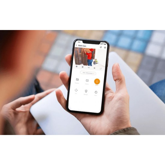 2in1 Bulb and 360° Outdoor Camera WiFi IMOU Bulb Cam 5MP