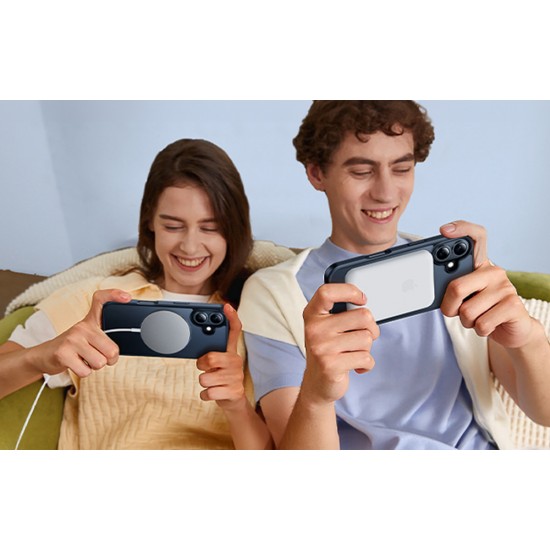 Torras Ostand Pro Case for iPhone 16 Plus (Black)