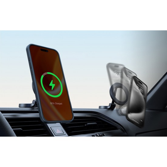 Torras Pstand Spin Case for iPhone 16 ProMax (Black)