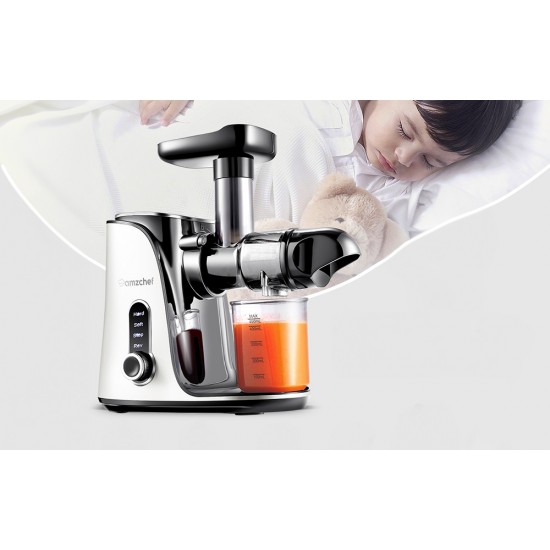 Αποχυμωτής αργής ταχύτητας AMZCHEF GM3001-WT (λευκό)