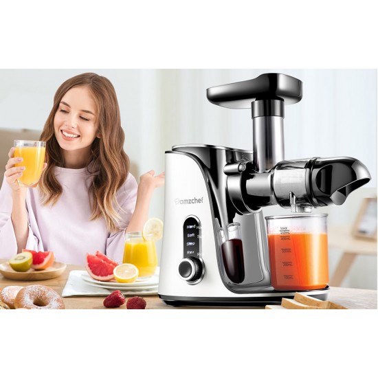 Αποχυμωτής αργής ταχύτητας AMZCHEF GM3001-WT (λευκό)