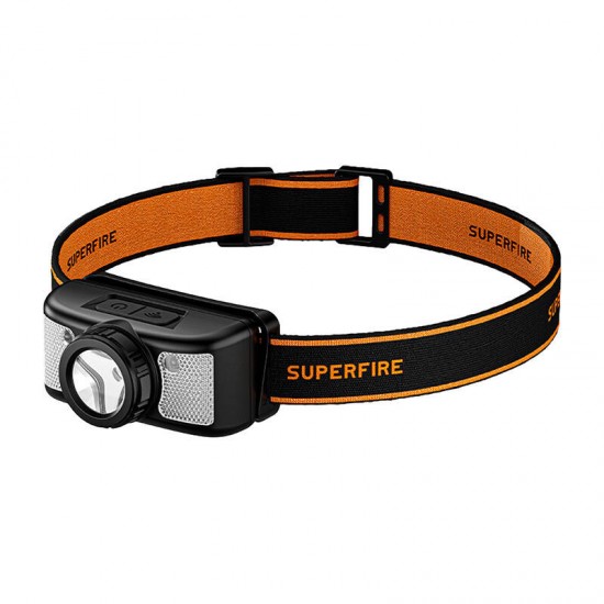 Φακός κεφαλής Superfire HL91-X – 200 lm, 220 μ.