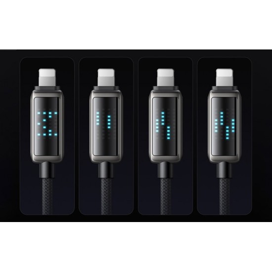 Mcdodo CA-5250 Καλώδιο USB-A σε Lightning, με οθόνη LED, 1.2m