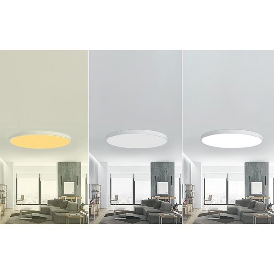 Smart ceiling lamp 30cm WiFi/Bluetooth 16M RGBCW Gosund LB12 1920lm Tuya + Remote Control. Smart ceiling lamp 30cm WiFi/Bluetooth 16M RGBCW Gosund LB12 1920lm Tuya + Remote Control.