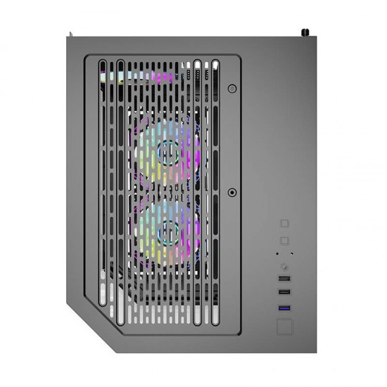Darflash FT350 θήκη υπολογιστή + 5 ανεμιστήρες aRGB (μαύρο)