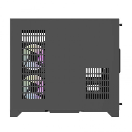 Darflash FT418 θήκη υπολογιστή + 6 ανεμιστήρες aRGB (μαύρο)