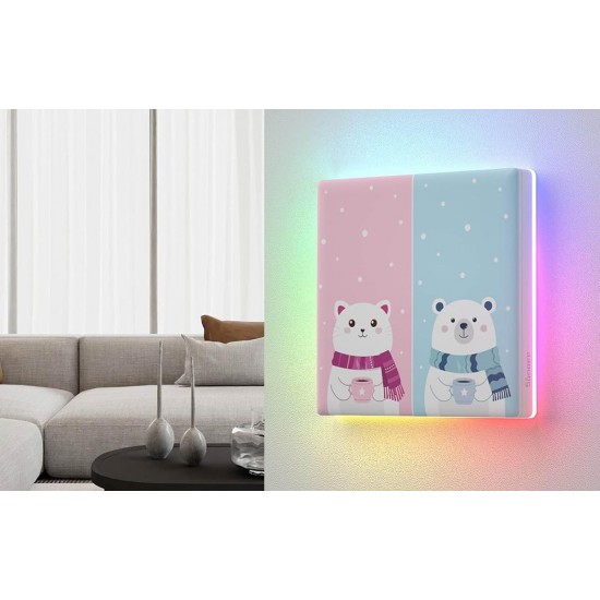 Decorative cover / cap for T5 SONOFF Cartoon 2C touch switch