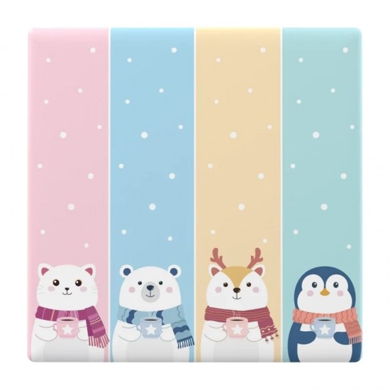 Decorative cover / cap for the T5 SONOFF Cartoon 4C touch switch.