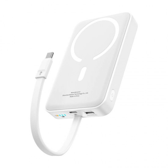 Baseus Mini 10000mAh 30W Magnetic Powerbank (λευκό) Bayern Edition