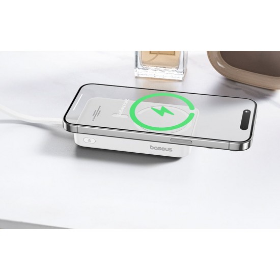 Baseus Mini 10000mAh 30W Magnetic Powerbank (λευκό) Bayern Edition