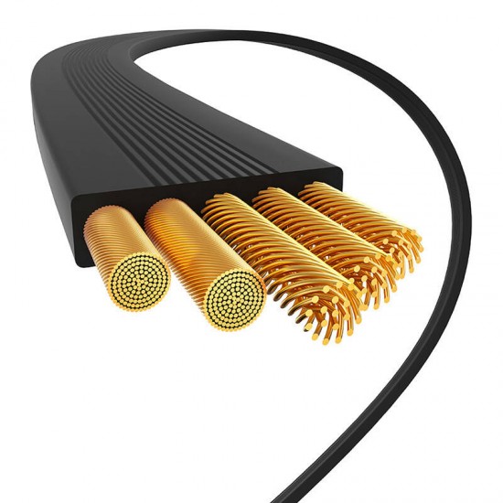 Καλώδιο φόρτισης Baseus USB-C σε USB-C 100W (μαύρο) Bayern Edition