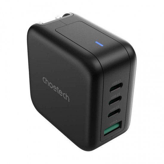 Choetech PD6055 70W GaN φορτιστής δικτύου με προσαρμογείς ΗΠΑ, ΕΕ, Ηνωμένο Βασίλειο, AU
