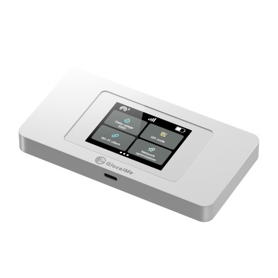 GlocalMe Duoturbo Φορητός δρομολογητής Wi-Fi 4G/LTE Cloud SIM