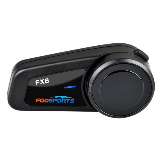 Fodsports FX6 ενδοεπικοινωνία μοτοσικλέτας (μαύρο)