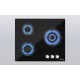IsEasy MGBG-603 εστία αερίου τριών ζωνών με γυάλινο πάνελ