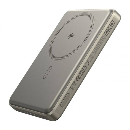ESR Qi2 MagSlim 5000 mAh μαγνητικό powerbank (άμμος)