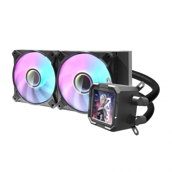 Ψυγείο νερού CPU Darkflash DV240S (μαύρο)