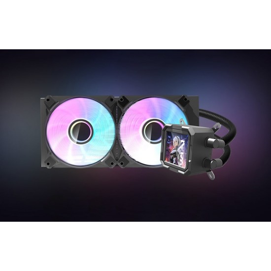 Ψυγείο νερού CPU Darkflash DV240S (μαύρο)