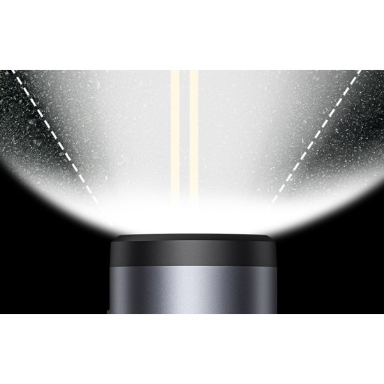 Baseus PrimeTrip 2-σε-1 βάση ποδηλάτου, βάση τηλεφώνου + φακός (μαύρο)