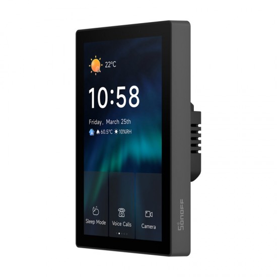 SONOFF NSPanel Pro 120 Smart Control Panel Matter WiFi/Bluetooth/ZigBee (μαύρο)