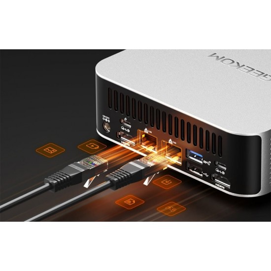 GEEKOM Mini PC A8 Max Ryzen 9 8945HS 32GB RAM 2TB + Win11 Pro