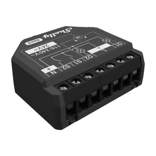 Shelly 2PM Gen3 Σετ 4 ελεγκτών WiFi/Bluetooth