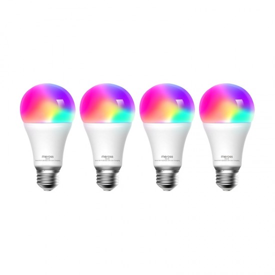 Meross MSL120 WiFi Smart LED Light Bulb (HomeKit) (τετραπλή συσκευασία)