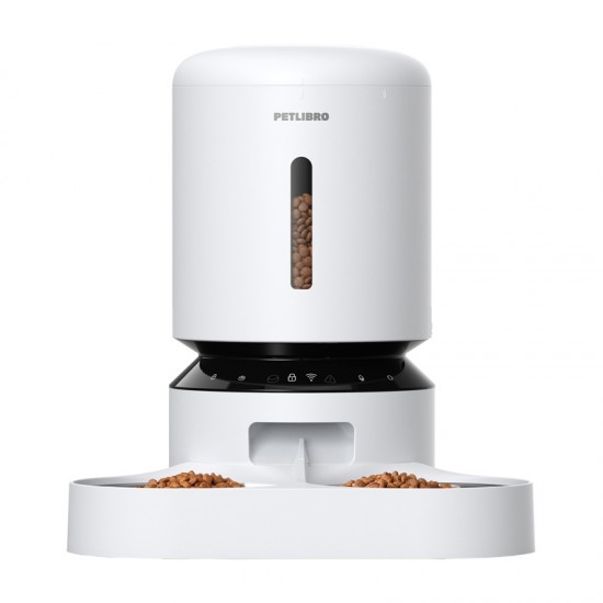 Petlibro Granary διανομέας τροφής με διπλό μπολ, Wifi, 5L (λευκό)