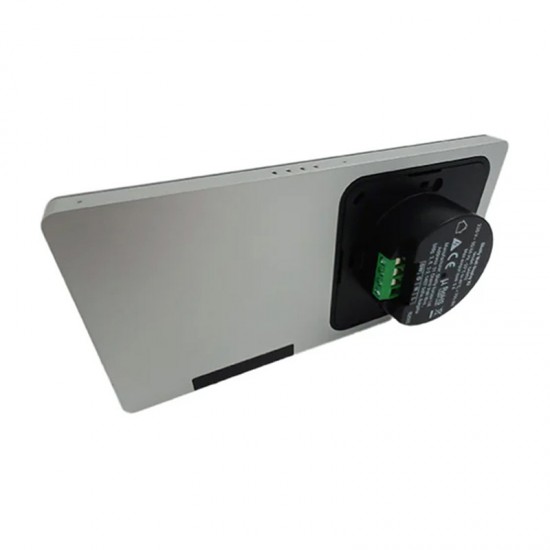 Διπλός πίνακας ελέγχου Shelly Wall Display X2 WiFi/BLU (ασημί) + BLU H&T