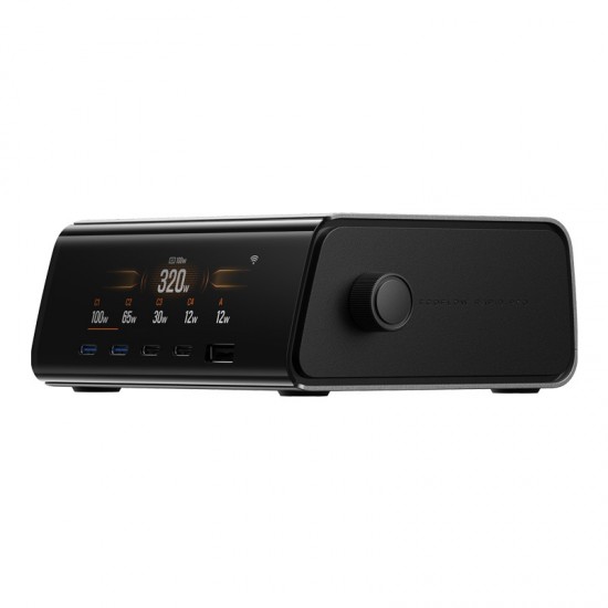 Σταθμός σύνδεσης EcoFlow RAPID Pro 320W, 4xUSB-C, 1xUSB-A, GaN