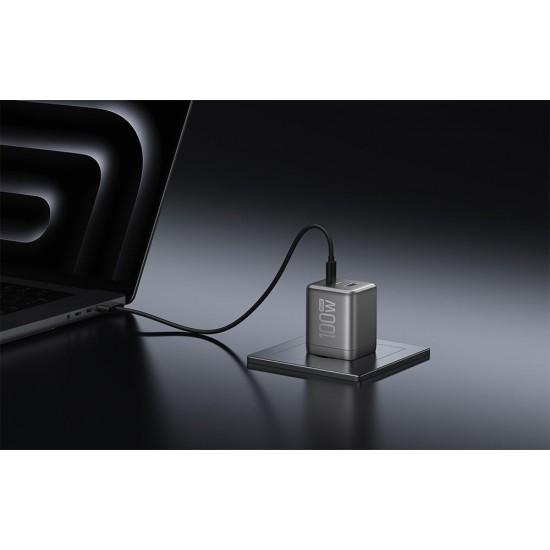 Φορτιστής δικτύου EcoFlow RAPID Pro 100W, 2xUSB-C, 1xUSB-A, GaN