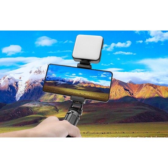 Swivel phone holder Puluz with universal 1/4 mount (black)