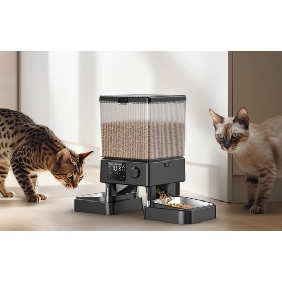 Oneisall διπλός αυτόματος διανομέας τροφής κατοικίδιων ζώων χωρίς WIFI Oneisall διπλός αυτόματος διανομέας τροφής κατοικίδιων ζώων χωρίς WIFI