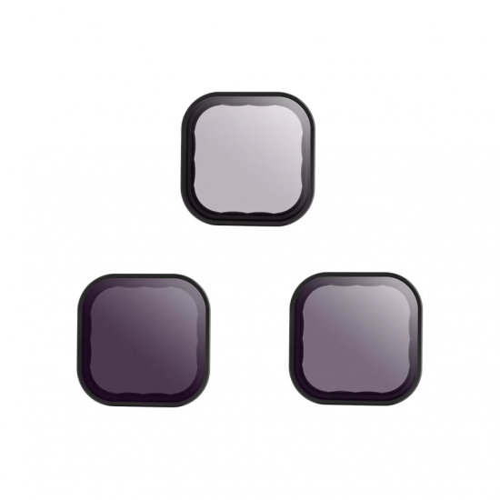 Lens filter set ND 8/16/32 Telesin for GoPro Hero 9 / Hero 10 / Hero 11 / Hero 12 / Mini (GP-FLT-902)