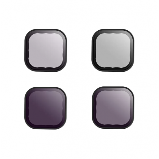 Lens filter set CPL+ND 8/16/32 Telesin for GoPro Hero 9 / Hero 10 / Hero 11 / Hero 12 (GP-FLT-903)