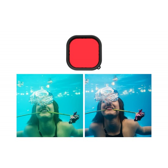 Lens waterproof filter set Telesin for GoPro Hero 9 / Hero 10 / Hero 11 / Hero 12 (GP-FLT-904)