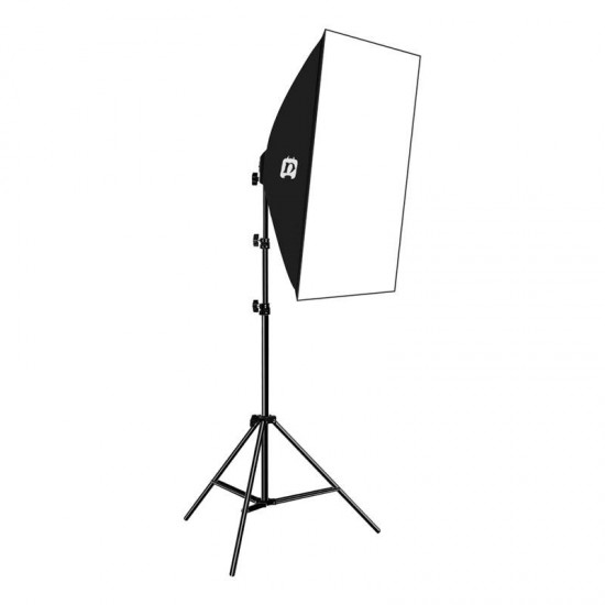 Puluz Σετ Στούντιο Φωτογράφισης PU5071EU, Softbox LED 50x70cm, Τρίποδο, Λάμπες LED x4