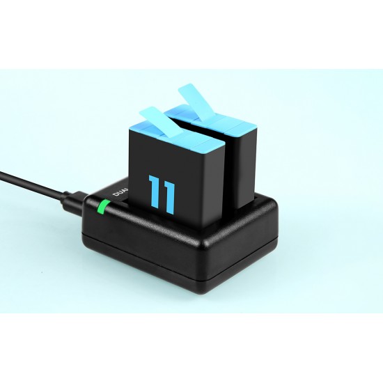 2-slot charger Puluz PU919B for GoPro Hero 9/10/11/12